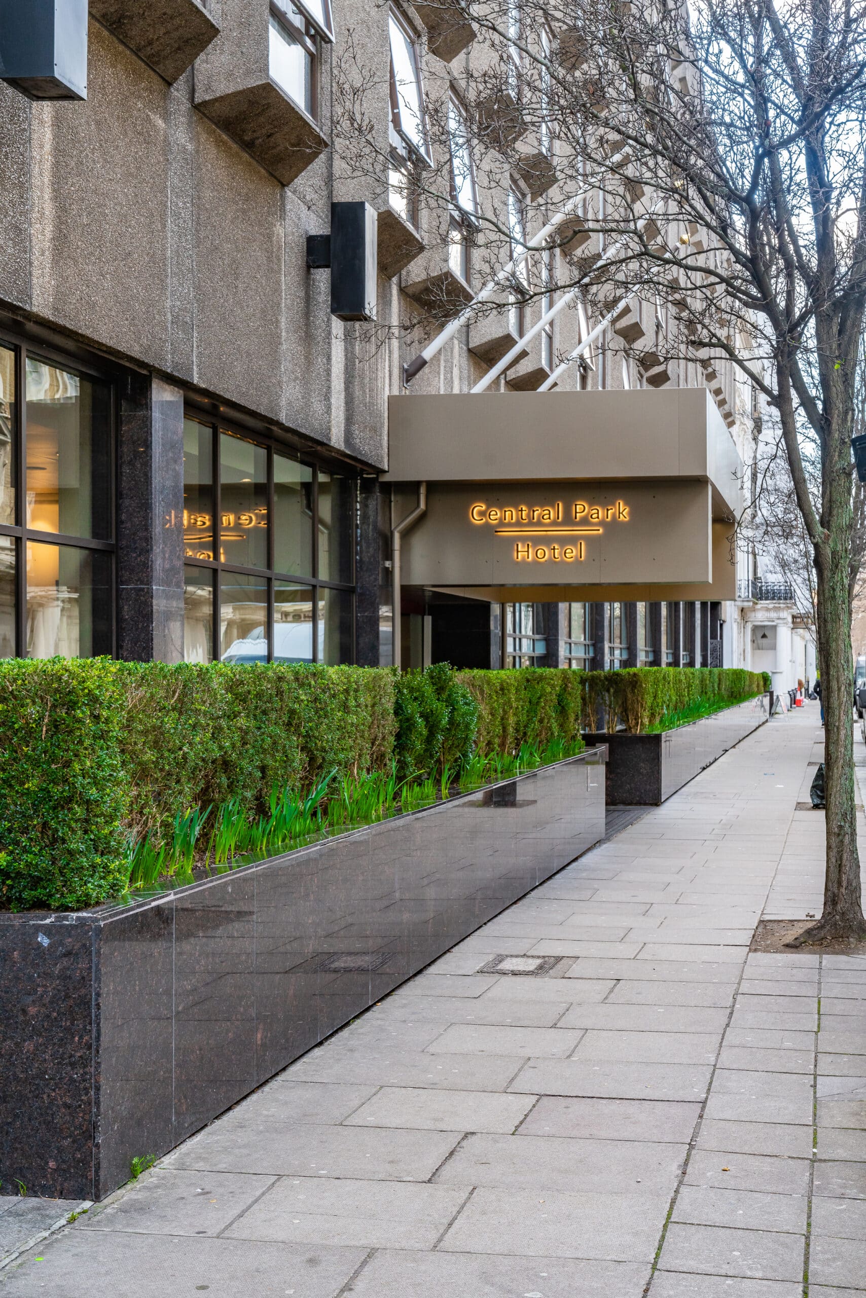 central park hotel london check in time