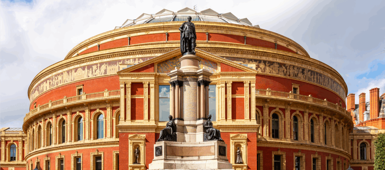 Outside Royal Albert Hall (RAH)