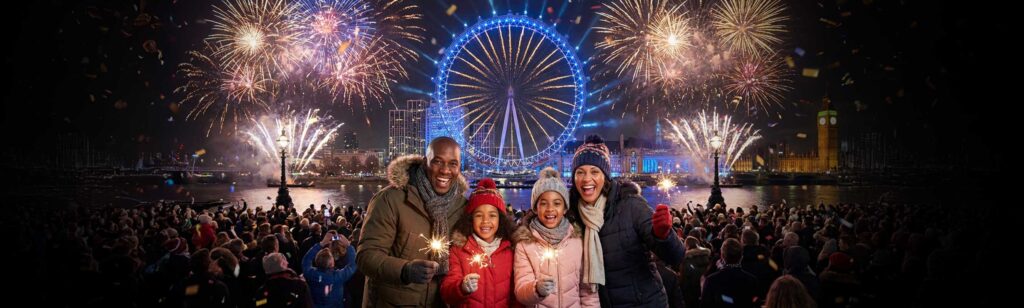 Family In London Celebrating NYE